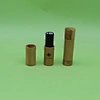 Bamboo-wrapped glass roller bottle
